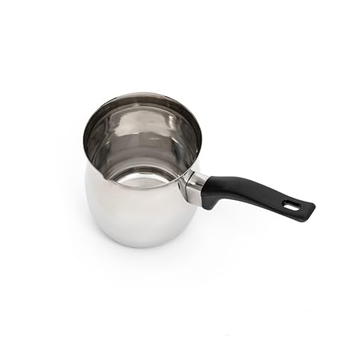 Image of EXPRESSO Stainless Steel Milk /Coffee /Tea Warming Maker Pot /Pan, with Bakelite Handle 1000 ml of Coffee Warmer