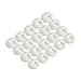 20 Pack ROK Hardware Multipurpose Silicone White Cable Clip Grip Wire Cord Type USB Desk Wall Desktop Organizer Charger Holder