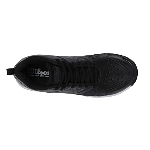 Tênis Wilson Mod. Slice 2 Clay Court Esportivo Preto Branco Basquete Corrida Dia a Dia Esportes (40)