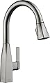 Peerless Xander Single-Handle Brushed Nickel Kitchen Faucet with Pull Down Sprayer, Kitchen Sink Faucet, Stainless P7919LF-SS