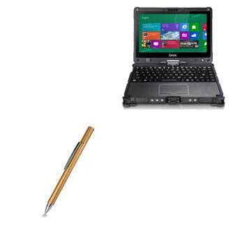 BoxWave Stylus Pen Compatible with Getac V110 - FineTouch Capacitive Stylus, Super Precise Stylus Pen for Getac V110 - Champagne Gold