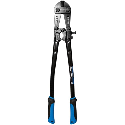 Image of Century Drill & Tool 72742 Bolt Cutters, 24 inch | Cuts bolts chains padlocks and wire mesh, Steel handles with comfort grips