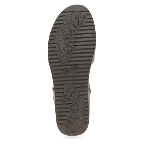 Image of Dansko Mae Mary Jane for Women - Dual-Density Cork /EVA Midsole and Lightweight Rubber Outsole Provide Durable and Comfortable Ride on Patented Stapled Construction