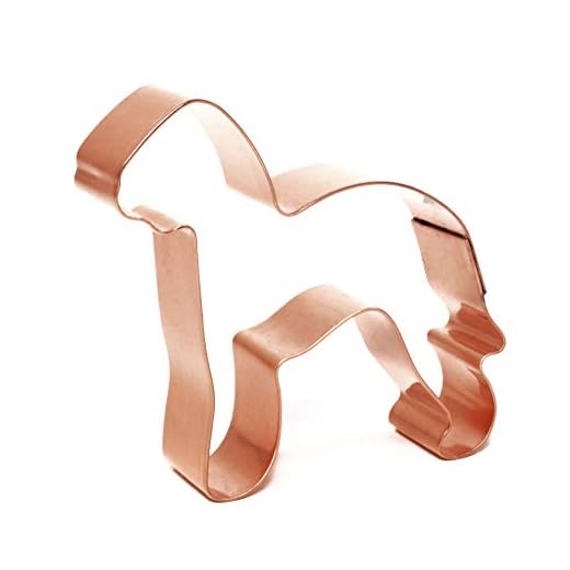 The Fussy Pup Small Bedlington Terrier Cookie Cutter 3 Inch Handcrafted in USA