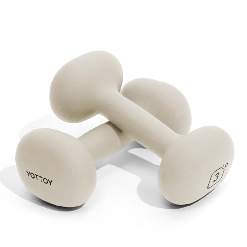 YOTTOY Weights Dumbbells Set for Women,3 Pound...