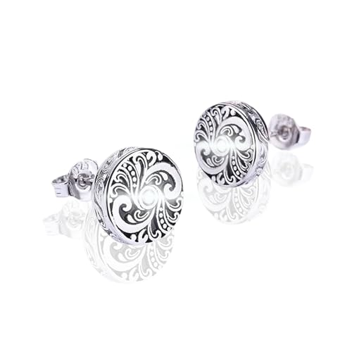 Amy & Annette Sterling Silver Stud Earrings for Women - Post Earrings for Women, 925 Sterling Silver Earrings