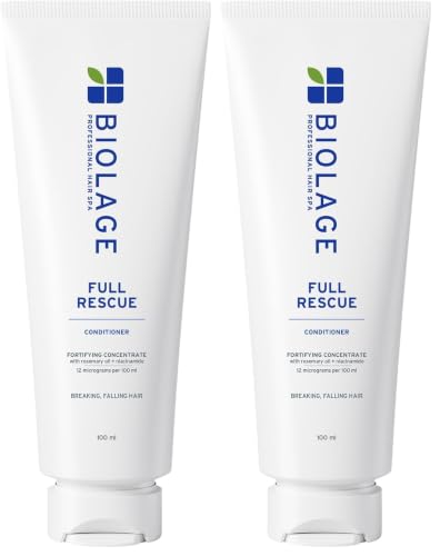 Image of Biolage Full Rescue Professional Conditioner to Reduce Hairfall and Breakage with Rosemary Oil and Niacinamide for 74% Less Breakage for All Hair Types Vegan and Cruelty-Free Treatment