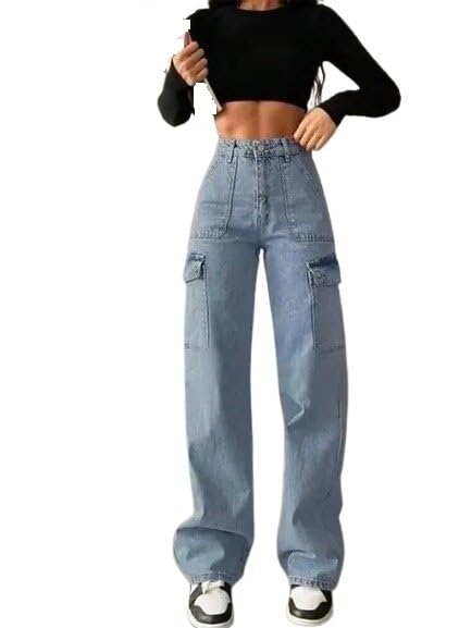 Women Bootcut Stretch Denim Jeans High Waist Casual Bottom Wear for Everyday Comfort Use-image-13