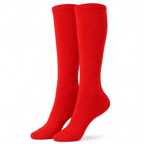 Image of juDanzy Solid Knee High Socks for Sports or School Uniforms