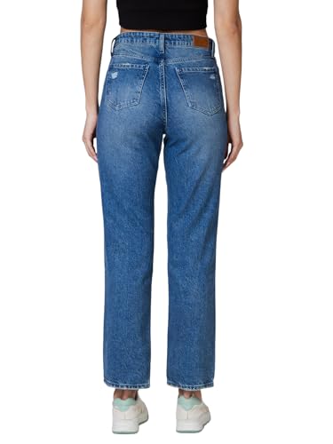 Image of Spykar Women's High Rise Straight Jeans