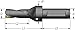 Ultra-Dex UD-0750-2D-075-C Coated Steel 2xD Indexable Drill with 0.750" Diameter, 1.748" Drill Depth, 0.750" Shank Length to Hold (2) WCMX 21.52, Coolant Thru