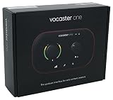 Focusrite Vocaster One Interfejs do podcastów do nagrywania jako twórca solowy Użyj funkcji Auto Gain, Enhance i Mute w celu łatwego tworzenia podcastów. Mały, lekki i zasilany przez komputer.