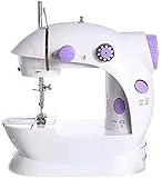 3. Seguro y fácil de usar: esta máquina de coser doméstica es muy adecuada para cualquier entusiasta de la costura, incluso para principiantes, también puede cumplir con diferentes requisitos de costura, seguro de usar, máquina de coser portátil