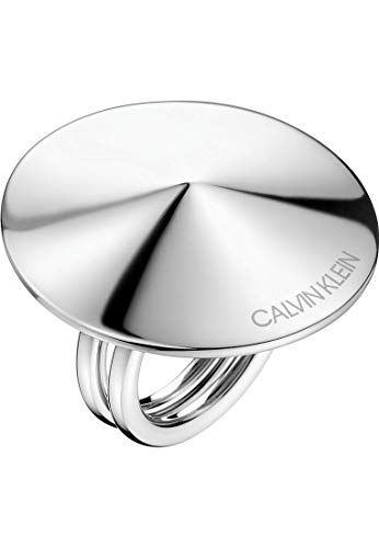 Preisvergleich Produktbild Calvin Klein Damen-Damenring Spinner Edelstahl 52 Silber 32010017