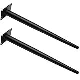 Pieds de table en métal – fabriqués en fer robuste, résistants aux fissures, aux cassures et à la déformation, pour une utilisation durable