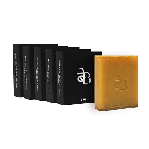 Image of Multani Mitti & Orange Peel Ayurvedic Soap Pack of 5 X 125g | Deep Cleansing & Tan Removal Soap Bar| Natural Bathing Bar | Handmade Ayurvedic Multani Mitti & Orange Peel Soap 125g X5 SLS Free For Skin Type - Combination,Tanned,Normal,Oily,Sensitive