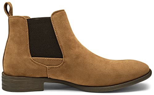 Image of Jousen Men's Chelsea Boots Lightweight Casual Chukka Ankle Boots Classic Elastic Dress Boots For Men
