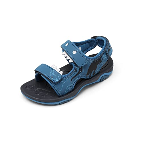 Image of DREAM PAIRS Boys Girls Summer Sandals | Outdoor Athletic Kids Sport Water Shoes Anti-slip Toddler Lightweight Comfortable Cute Cartoon Quick-drying