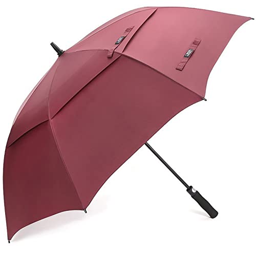 Image of G4Free 47 /54 /62 /68 Inch Automatic Open Golf Umbrella Oversize Extra Large Double Canopy Vented Windproof Waterproof Stick Umbrellas
