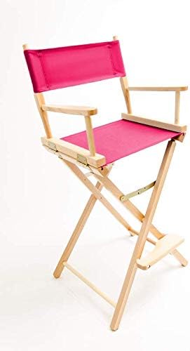 Gold Medal Bar-Height (30") Director's Chair, Natural Finish