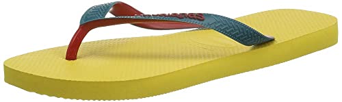 Havaianas, Unisex Adults, Top Mix, Flip Flop, Gold Yellow, 6/7 UK