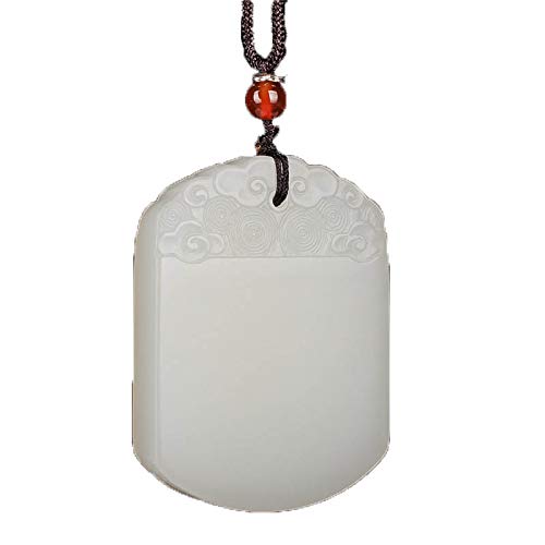 Collier en jade blanc Hetian naturel : la touche de sérénité pour sublimer vos tenues de bureau