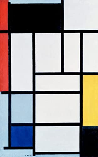 Tableau Piet Mondrian Impression d'Art Premium - Finition Soignée et Format Galerie 60x90