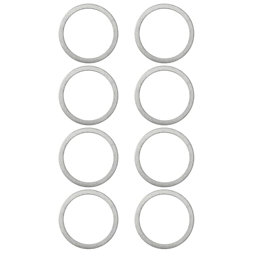 SG Store 8PCS RC Differential Shim Compatible with Armma 6s BLX Outer Diameter 16mm Inner Diameter 13mm Thickness 0.2mm RC Steel Diff Spacer RC Gear Spacer Shim Silver