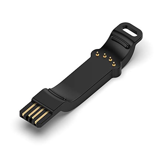 RuenTech Adaptador de cargador para Polar Unite, cable de carga USB, compatible con Polar Unite, accesorios de cargador de repuesto (negro)