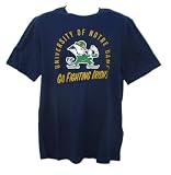 Gen 2 Notre Dame Fighting Irish Men's Short Sleeve Shirt - Navy (US, Alpha, X-Large, Regular, Regular, Navy, Notre Dame Fighting Irish)