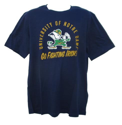 Gen 2 Notre Dame Fighting Irish Men's Short Sleeve Shirt - Navy (US, Alpha, X-Large, Regular, Regular, Navy, Notre Dame Fighting Irish)