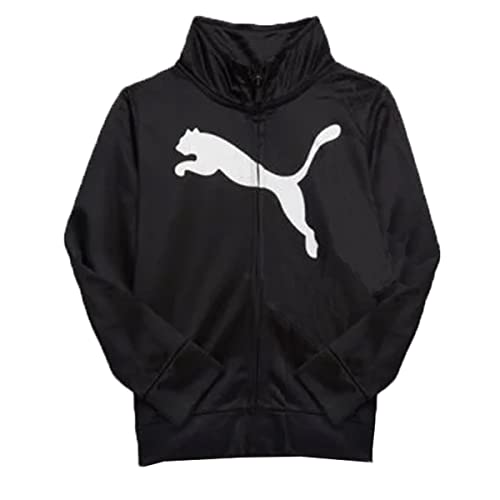 Puma Youth Boys 3-Piece T-Shirt, Tricot Track Jacket & Jogger Pant Set (Black, Large-14/16) #TOP1