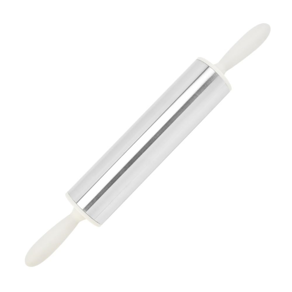 Mattarello in acciaio inox per la cottura, mattarello da cucina per impasto, ideale per pasticceria, biscotti e gnocchi, strumento essenziale da cucina