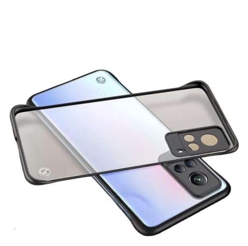 MOBILOVE Back Cover Case for Vivo X60 Pro 5G | Stylish Frameless Design with Camera Protection | Hybrid Matte Hard Case | Soft TPU Shock Proof Bumper Back Cover for Vivo X60 Pro 5G (Black) (B0DGMB21NJ) Amazon Price History, Amazon Price Tracker