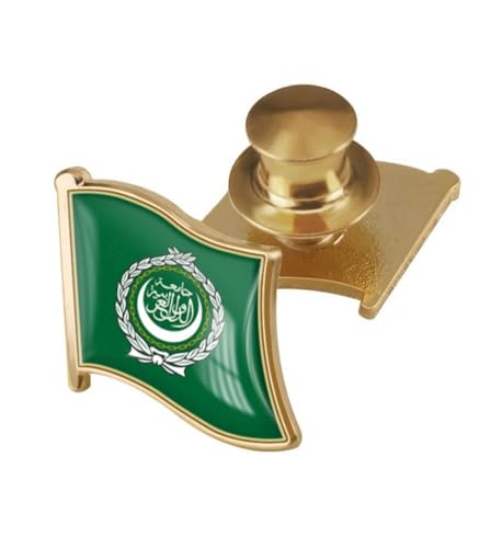 Image of vmcoatdu Country Flag Backs Locking Pin Keepers Locking Clasp Pin Badge International Travel Brooch Metal Alloy Souvenir Pin 0.75x0.7 Inch Small Pin