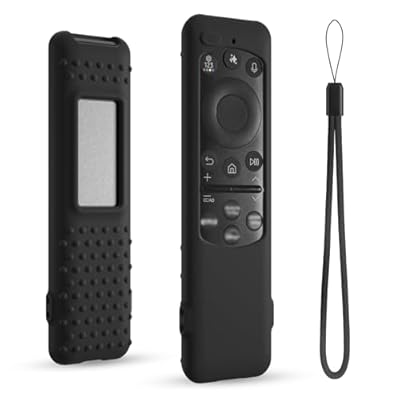 DUOLAXMENG Silicone Case for Samsung TM2560E Remote Control, Compatible with 2025 Neo QLED Smart TV Remote BN59-01432A BN59-01432J BN59-01455A (Black)