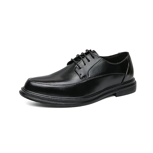 Richelieus en cuir synthétique et chaussures de ville confortables pour homme