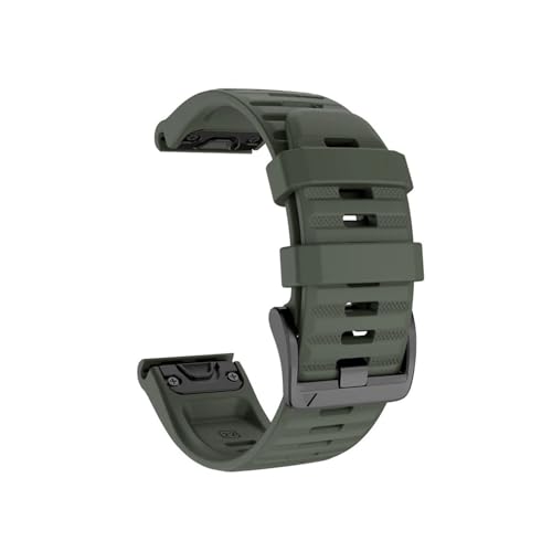 22mm 26mm 2�F�V���J�Q���x���g�ɓK������Garmin TACTIX DELTA/Instinct 2X/Descent Mk2 Mk2i G1/MARQ/Enduro 2����������(Army green 2,QuickFit 22mm)