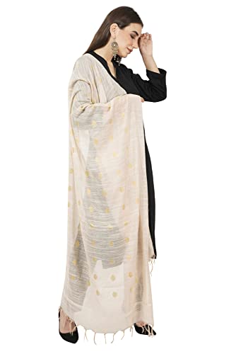 Image of Rhe-ana Women's Art Silk /Viscose Stole Dupatta for women | Stoles for Girls Stylish | Shawl And Stall For Ladies With Polka Dots 30 x 90 Inches