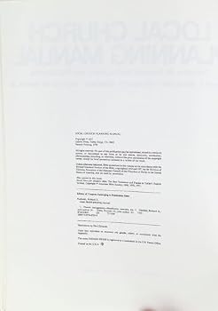 Paperback Local Church Planning Manual: Contains All Needed Instructions and Worksheets Book