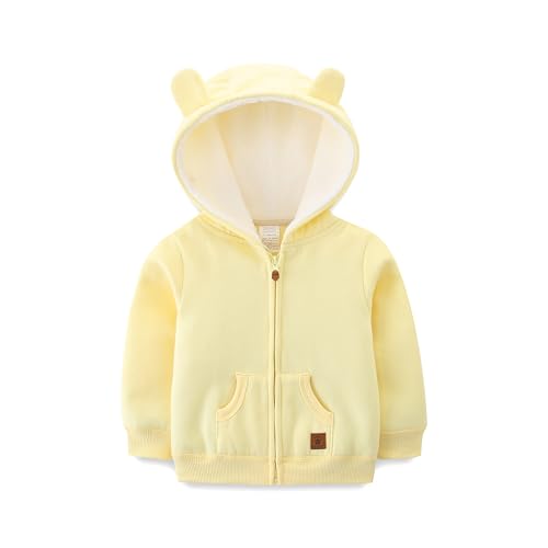 Baby Hoodie Sherpa Lined Zip-Up Jacket