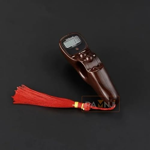 Image of 1 Pcs Mantra Jaap Mala Digital Counter Tally Counting Machine Finger Portable Hand Mini Ring Tasbih Misbaha -Different Use Naam Mantra Jaap Umpire (COFEE-Brown)