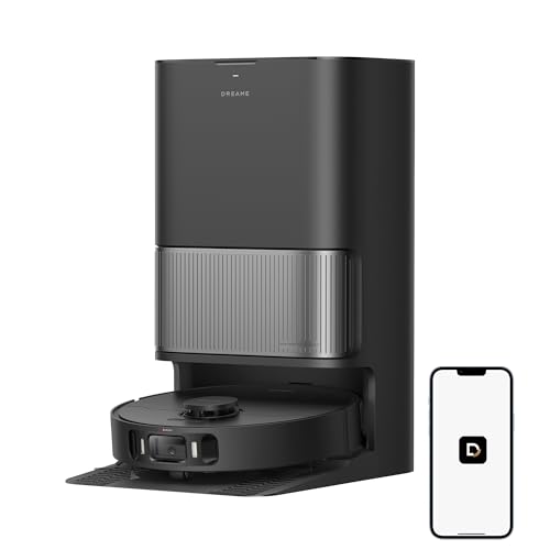 Image of DREAME L40 Ultra Gen 2 Robot Vacuum and Mop with 25,000Pa Suction, Extendable Side Brush and Mop, All-in-One Self-Cleaning Dock, Voice & App Control, Black