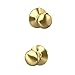 Schlage F10PLY605 Plymouth Passage Knob, Bright Brass