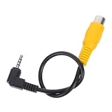 Cavo per telecamera per auto: adatto per dvr/tablet gps per auto, adattatore per cablaggio telecamera di retromarcia