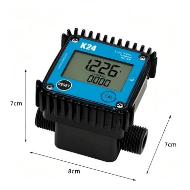 Caudalímetro digital G1/4 G1/2 medidor de flujo de agua de aceite | Pantalla LCD; Medición de microflujo; 0,2 – 10 L/min; carcasa PPS; para combustible aceite hidráulico gasolina