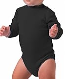 FABIO 8109 - Body Bebe SEMICISNE bebé-niños Color: Negro Talla: 36M