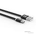 Produktbild ULTRICS Micro USB Kabel 1M, High-Speed Synchronisation Ladekabel, Flach USB A auf Micro USB B Stecker Android Datenkabel Kompatibel mit Samsung, LG, Nokia, PS4, Xbox und Ander Smartphone, Schwarz