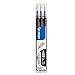 Pilot 77300301 Frixion - Recarga para bolígrafo de tinta borrable Frixion (0,5 mm, 3 unidades), color negro