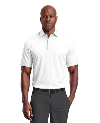 PGA TOUR Polo golf homme manches courtes blanc Large